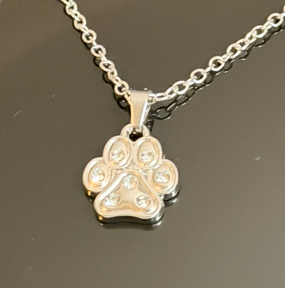 Fur Baby Silver Metal Alloy Necklace