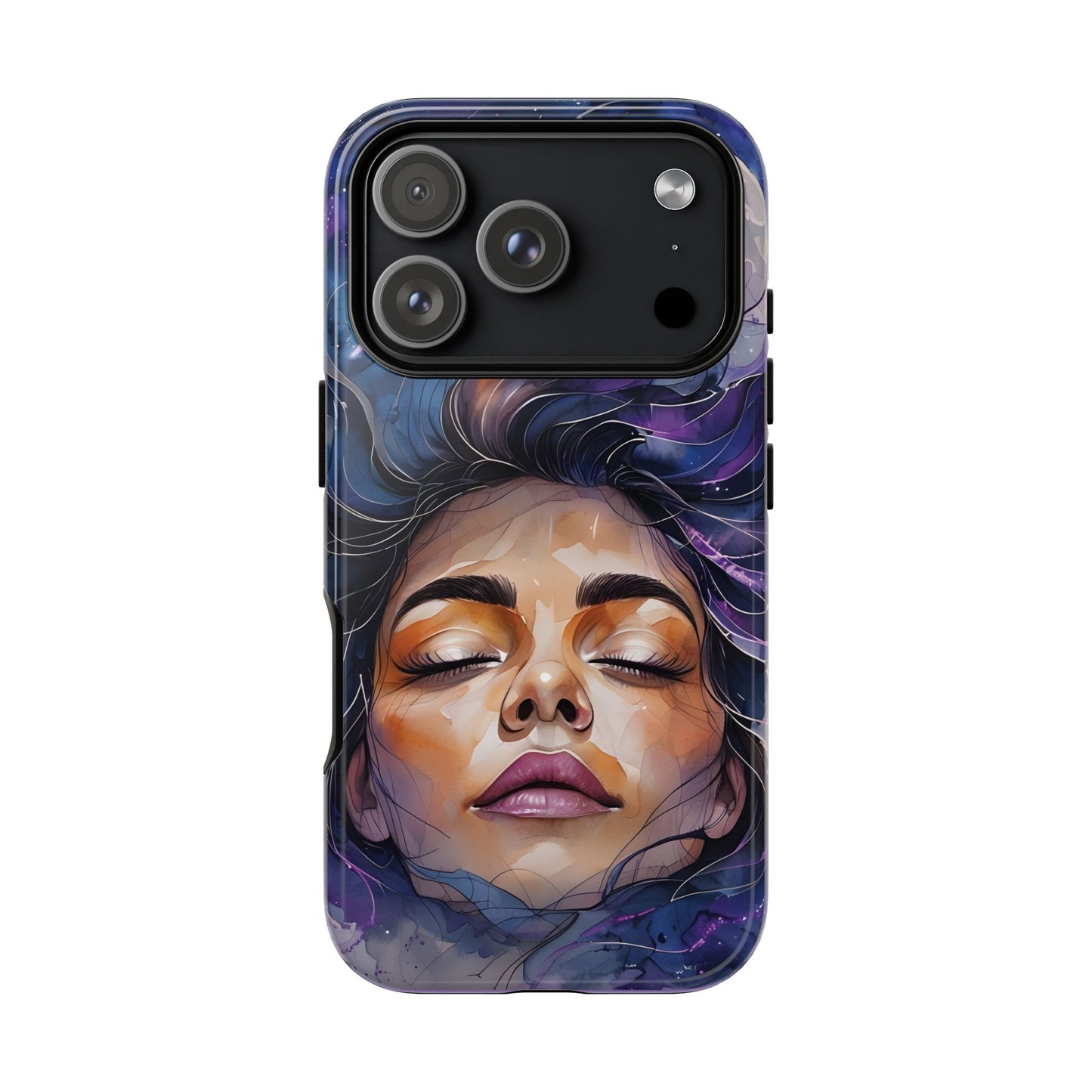 Peace Diva Artistic Phone Case - Peaceful Dreamer Design for Cosmic Vibes