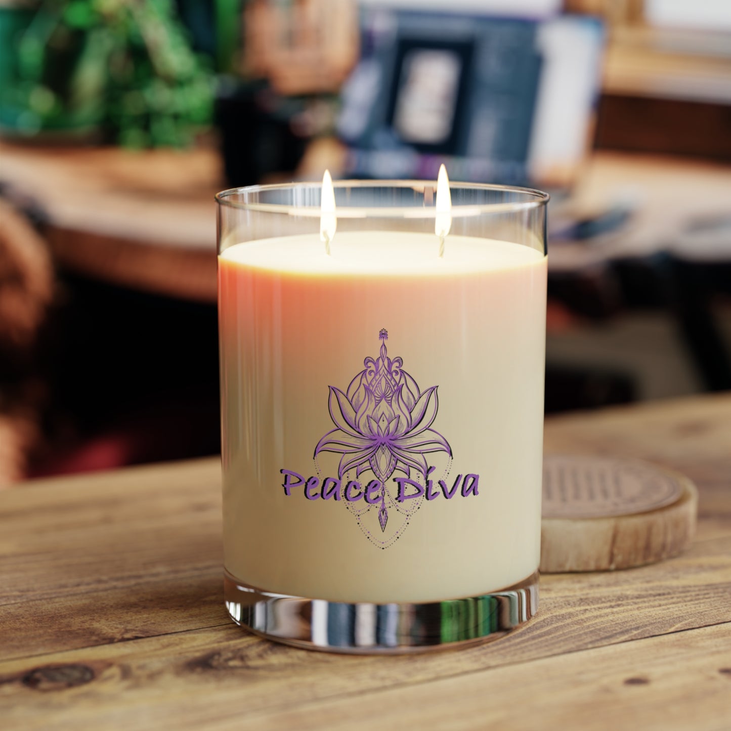 Peace Diva Scented Candle - 11oz Double Wick Aromatherapy Candle