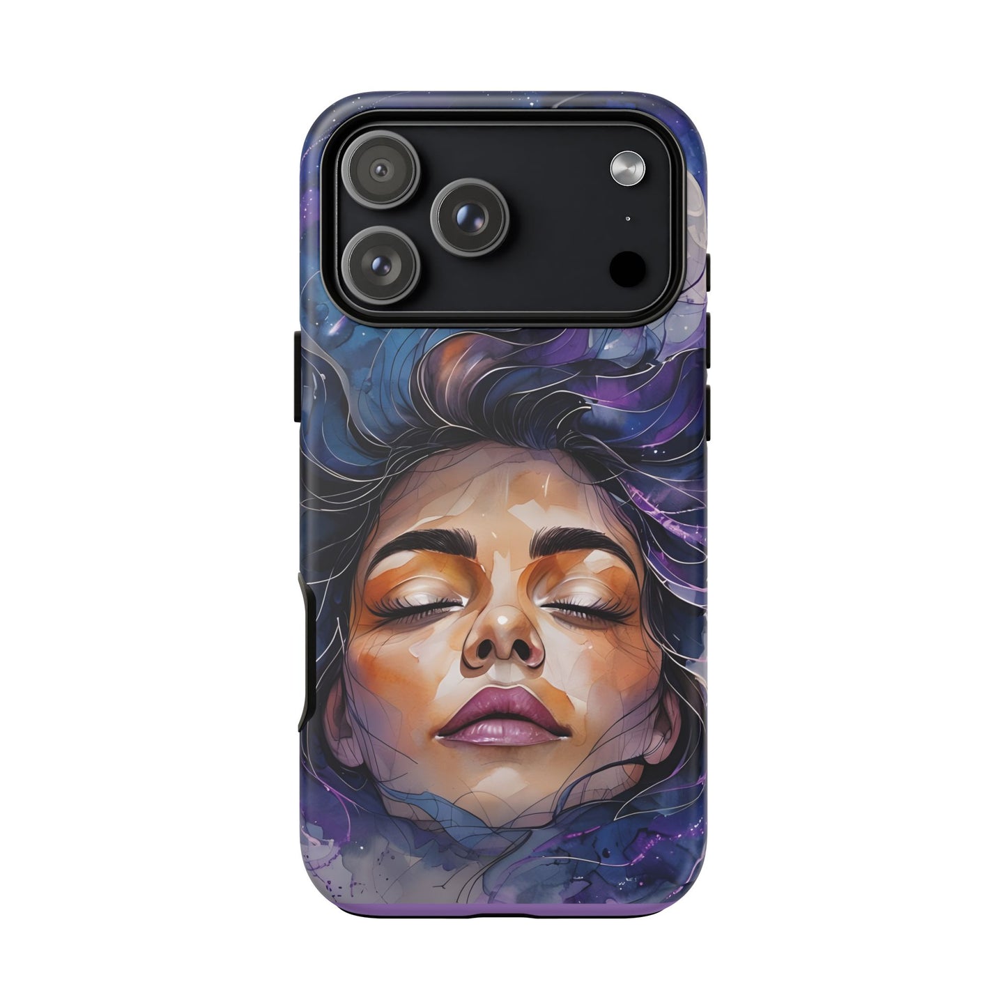 Peace Diva Artistic Phone Case - Peaceful Dreamer Design for Cosmic Vibes