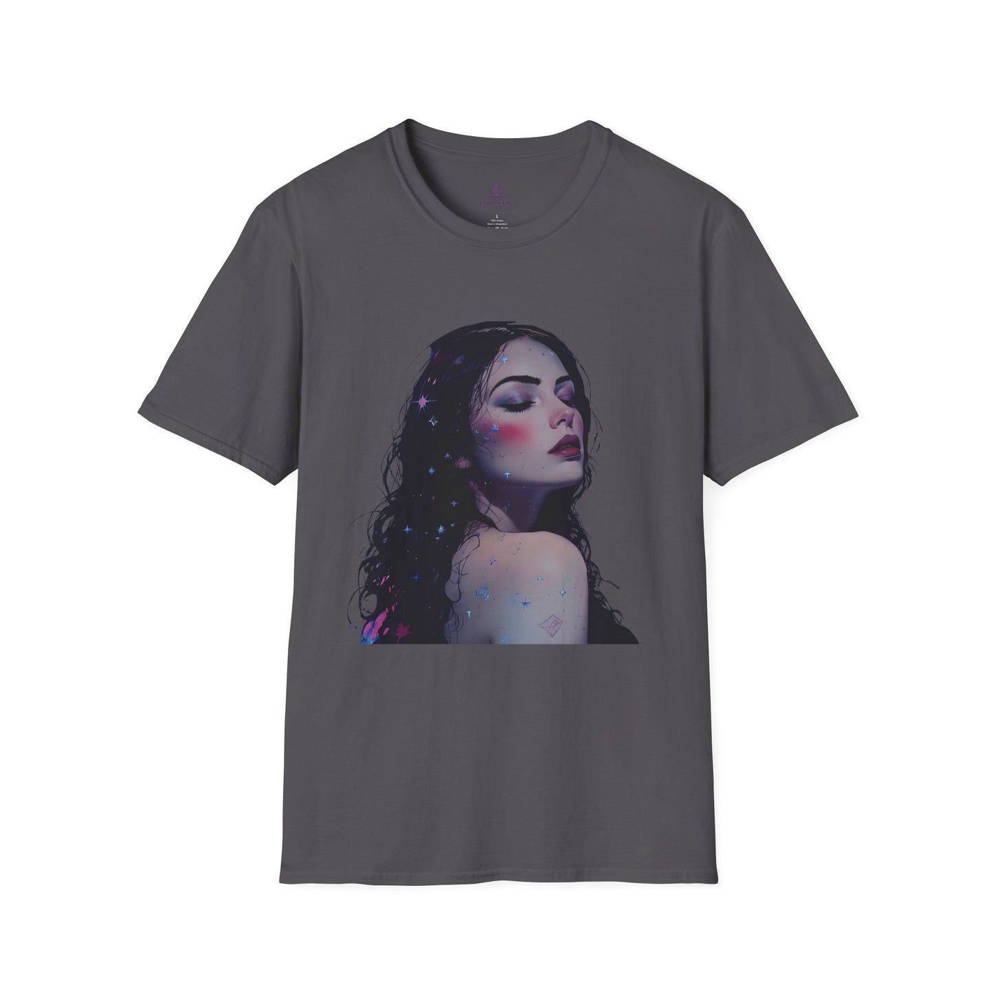 Peace Diva Artistic Unisex Softstyle T-Shirt - Cosmic Inspiration