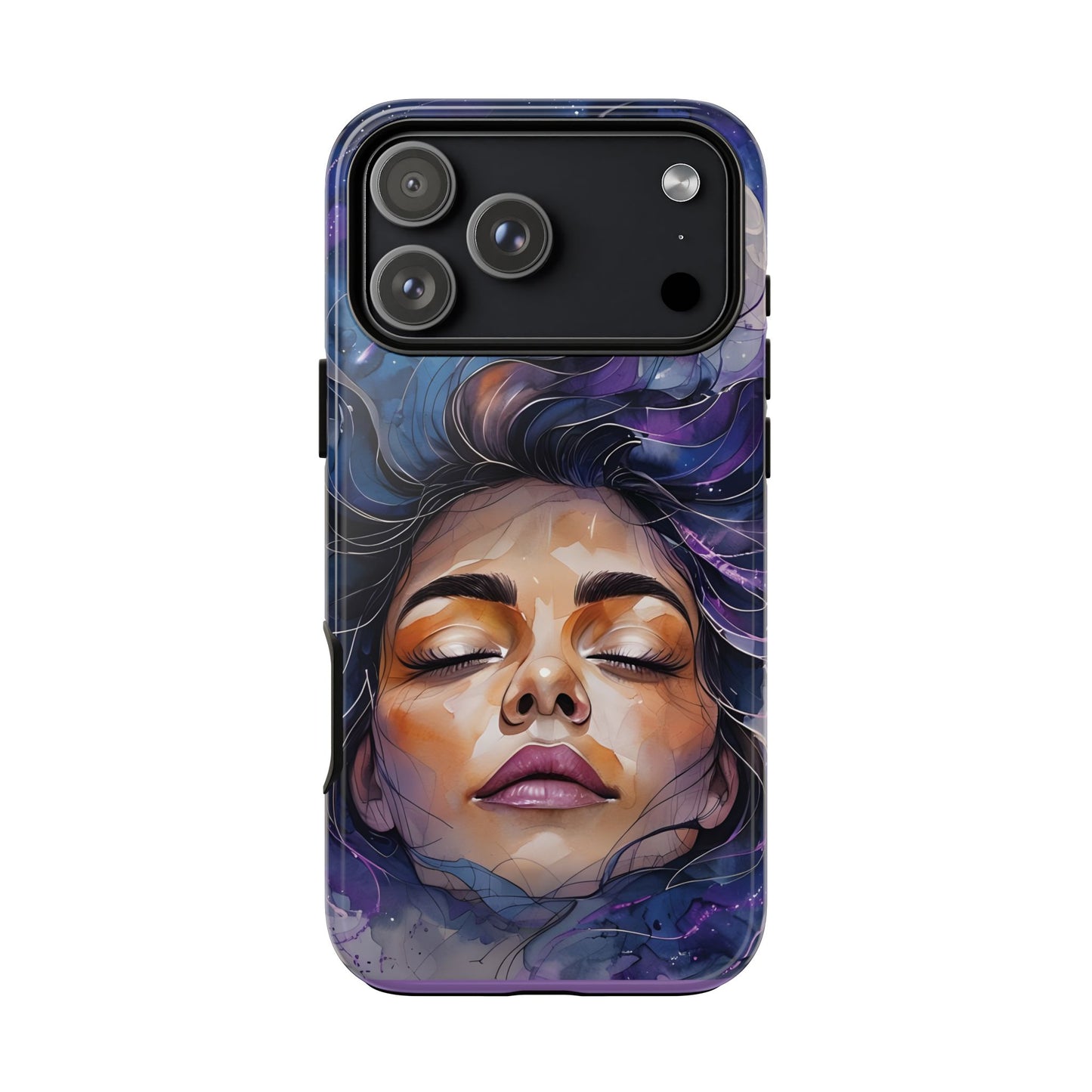 Peace Diva Artistic Phone Case - Peaceful Dreamer Design for Cosmic Vibes