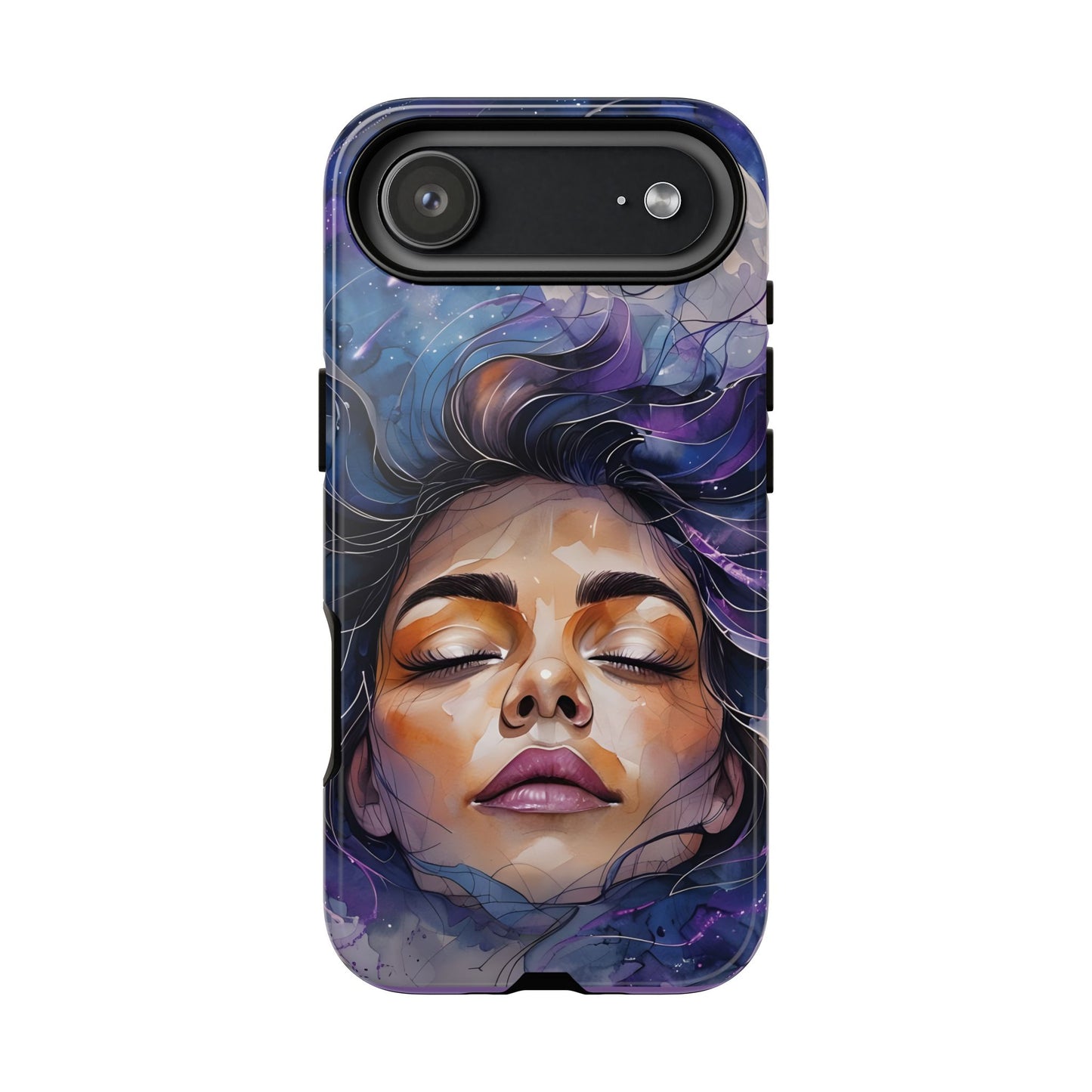 Peace Diva Artistic Phone Case - Peaceful Dreamer Design for Cosmic Vibes