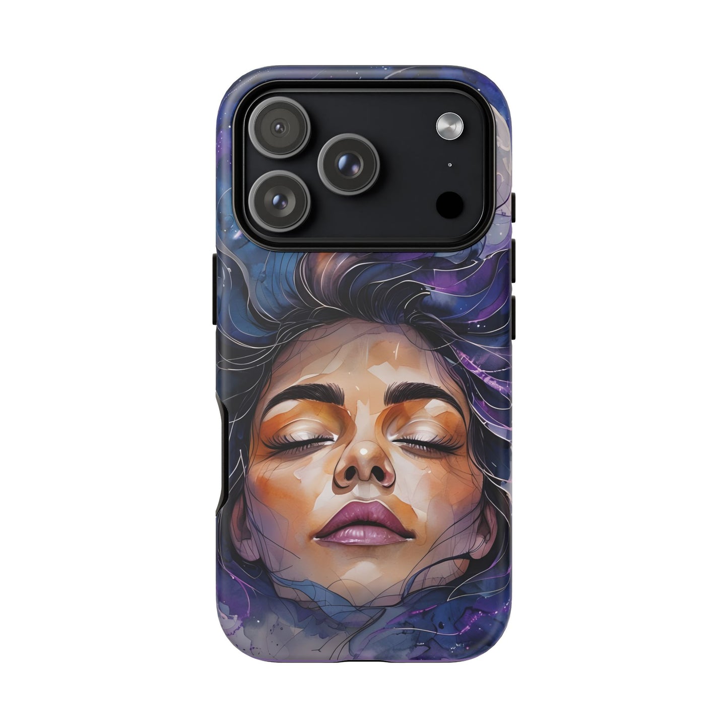 Peace Diva Artistic Phone Case - Peaceful Dreamer Design for Cosmic Vibes