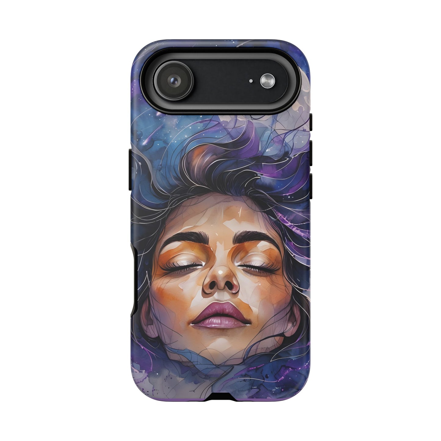Peace Diva Artistic Phone Case - Peaceful Dreamer Design for Cosmic Vibes