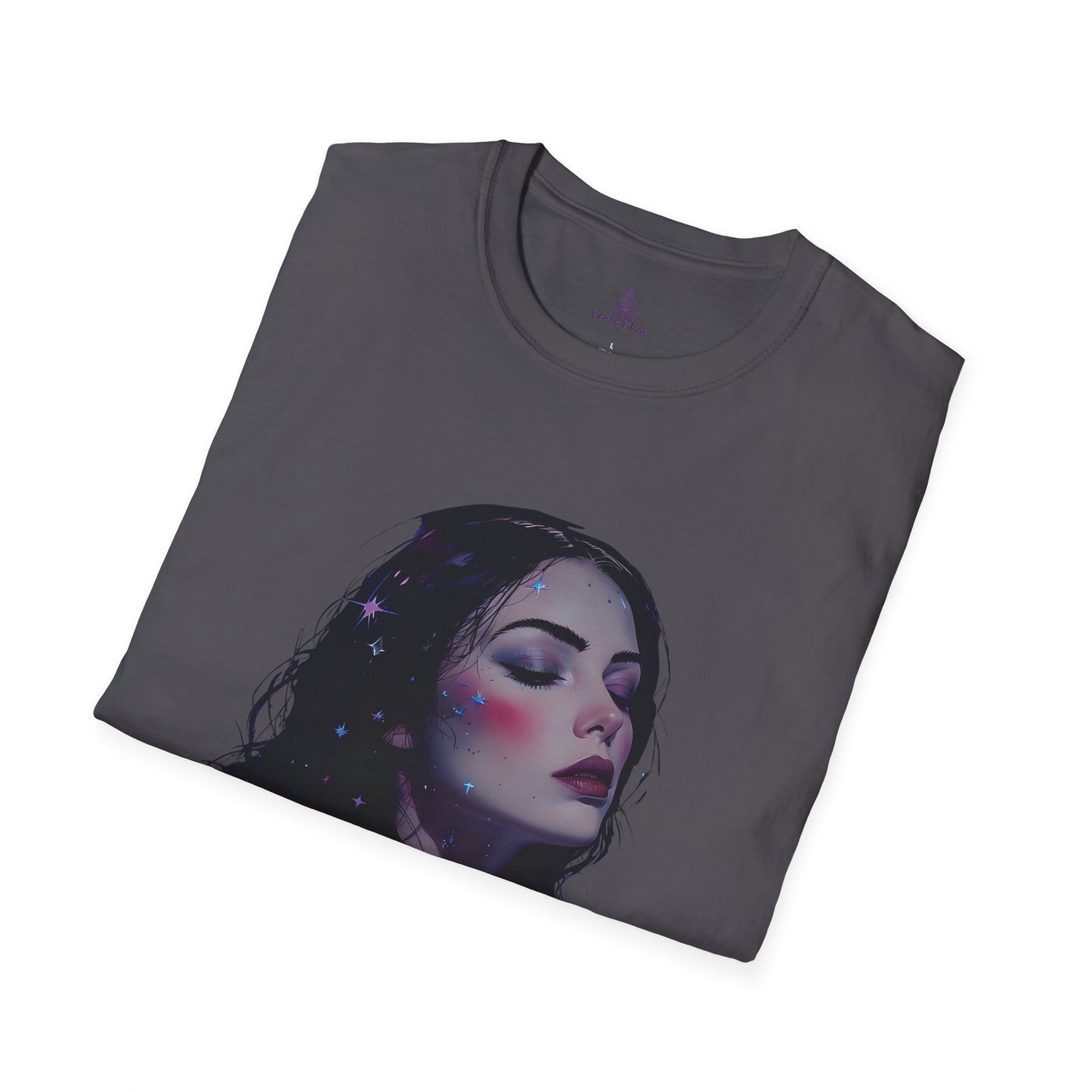 Peace Diva Artistic Unisex Softstyle T-Shirt - Cosmic Inspiration