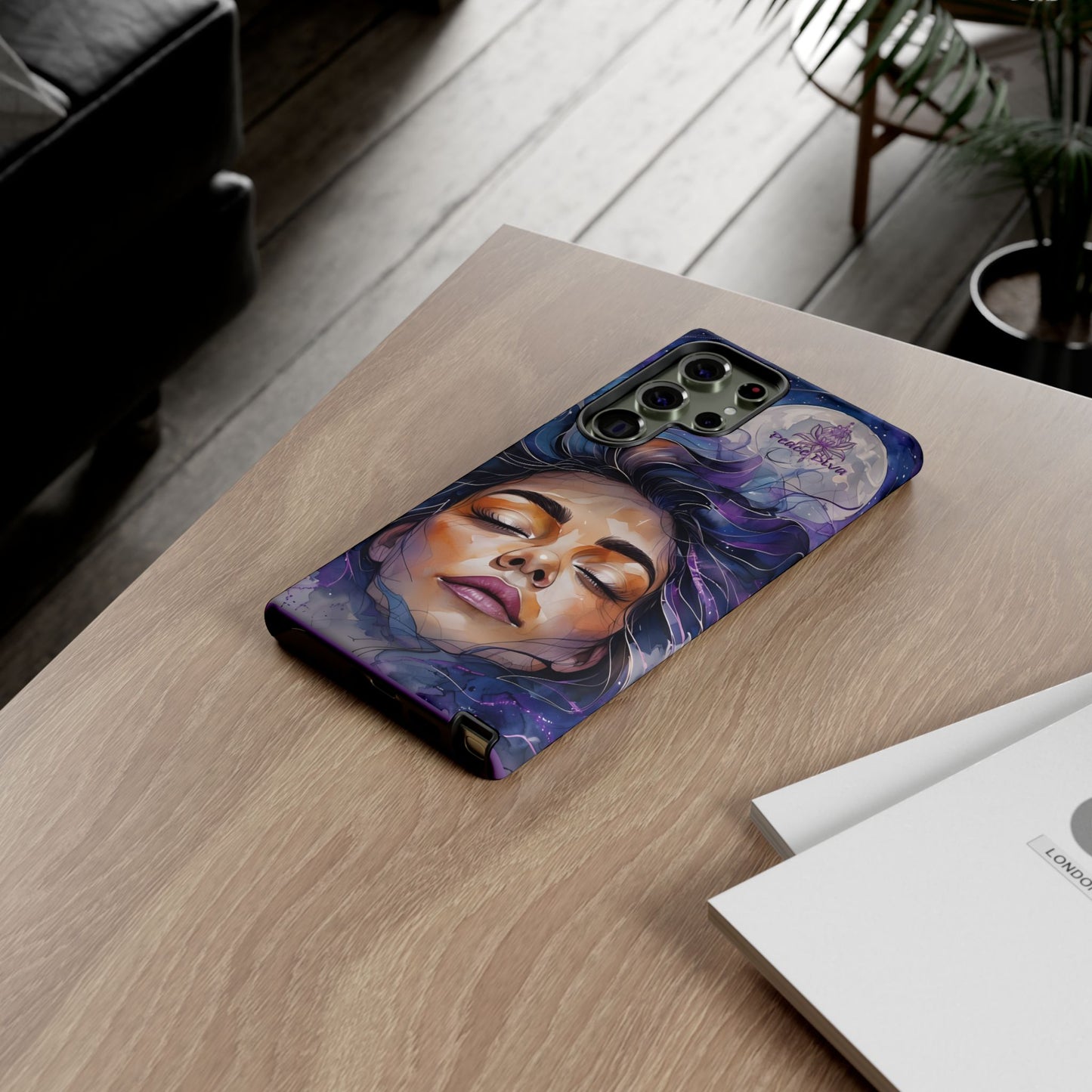 Peace Diva Artistic Phone Case - Peaceful Dreamer Design for Cosmic Vibes