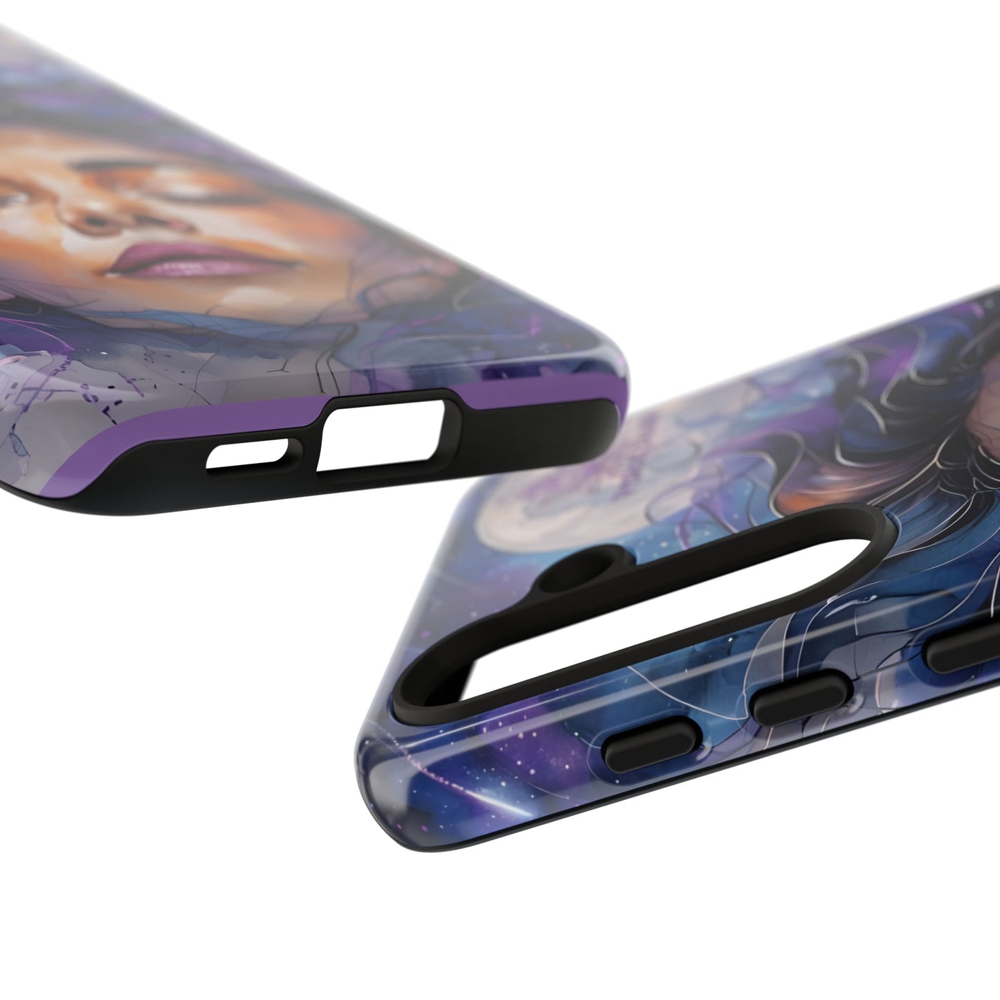Peace Diva Artistic Phone Case - Peaceful Dreamer Design for Cosmic Vibes