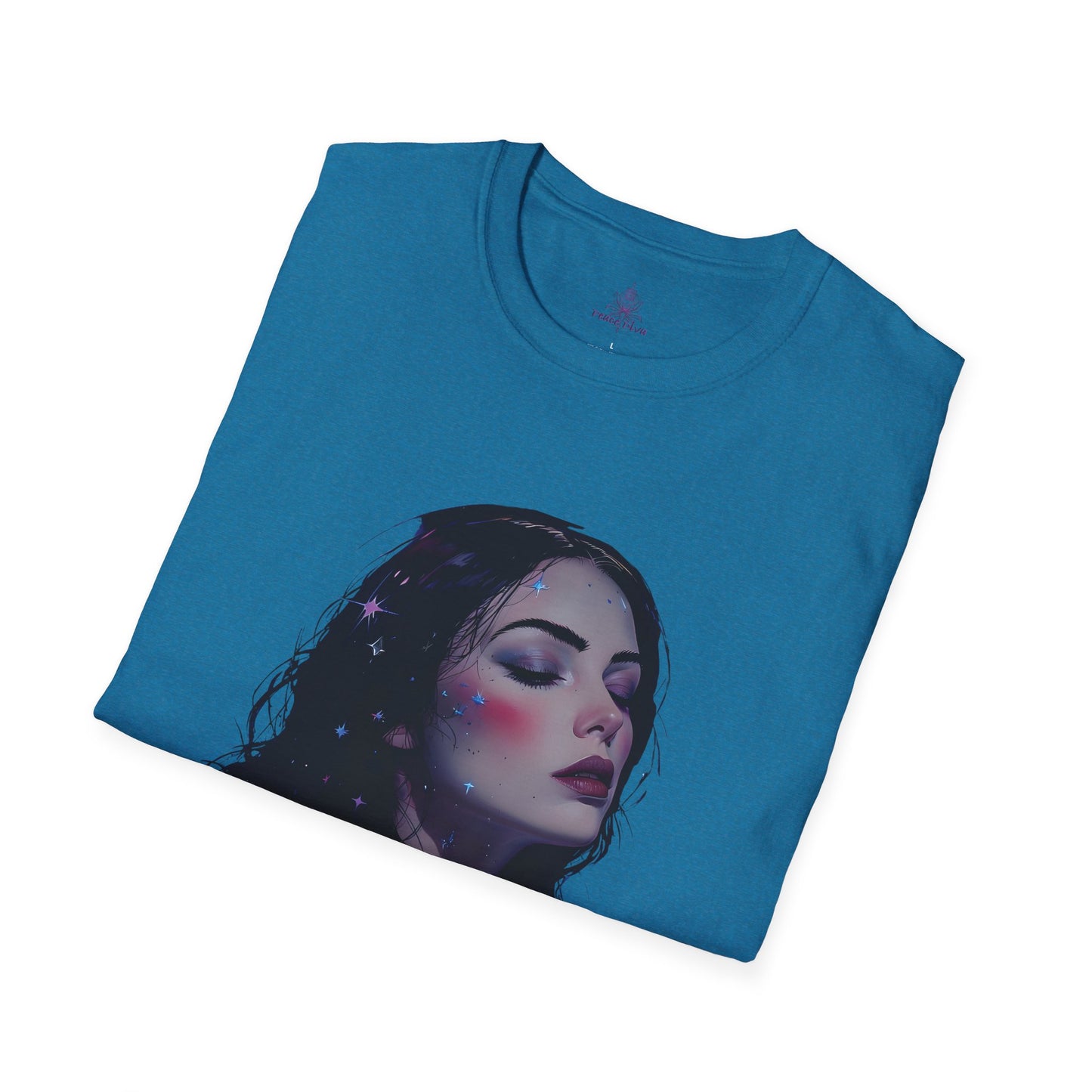 Peace Diva Artistic Unisex Softstyle T-Shirt - Cosmic Inspiration