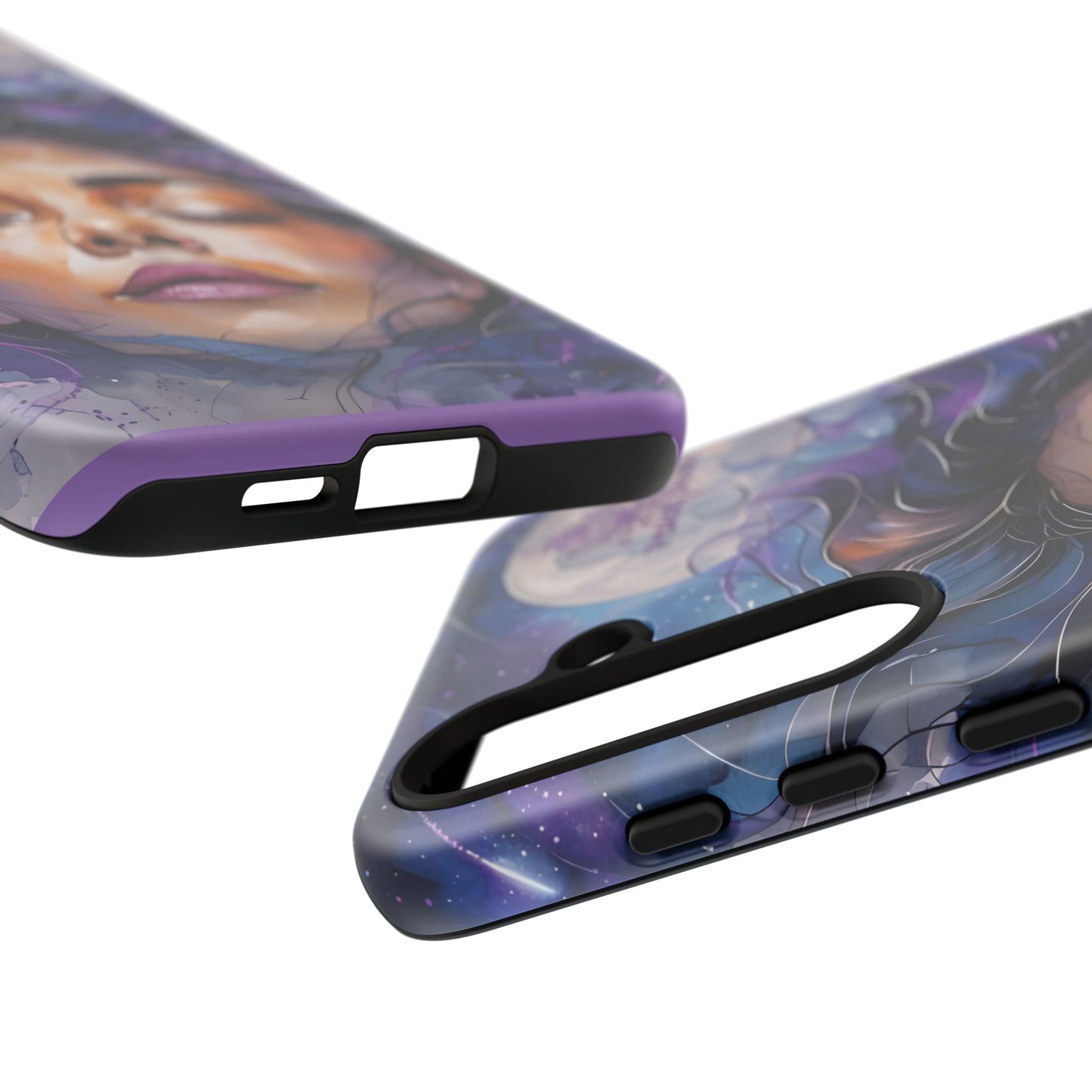 Peace Diva Artistic Phone Case - Peaceful Dreamer Design for Cosmic Vibes