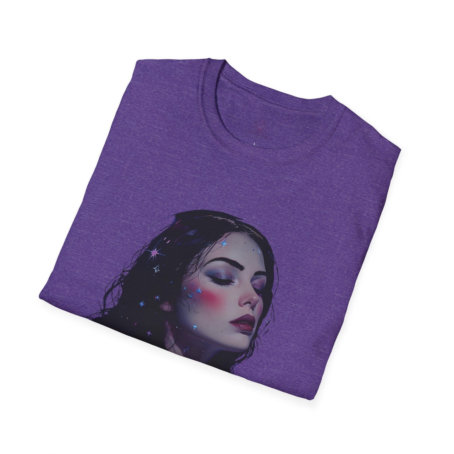 Peace Diva Artistic Unisex Softstyle T-Shirt - Cosmic Inspiration