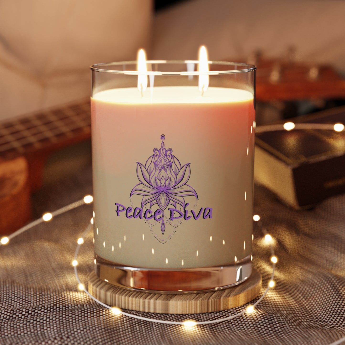 Peace Diva Scented Candle - 11oz Double Wick Aromatherapy Candle