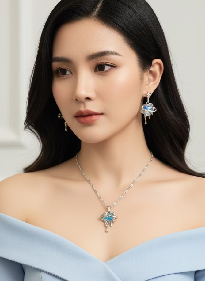 Limited Availability! Galaxy Collection: Necklace and Earring Set!