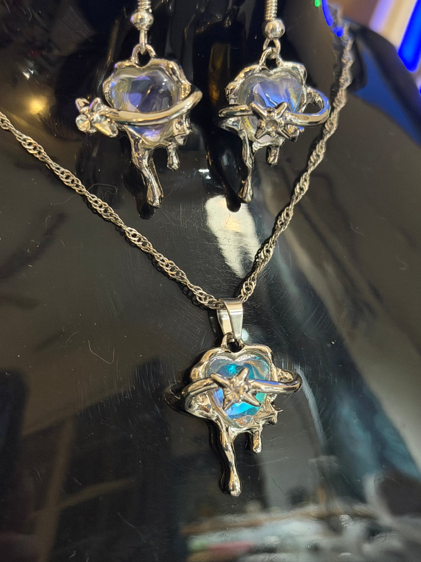 Limited Availability! Galaxy Collection: Necklace and Earring Set!