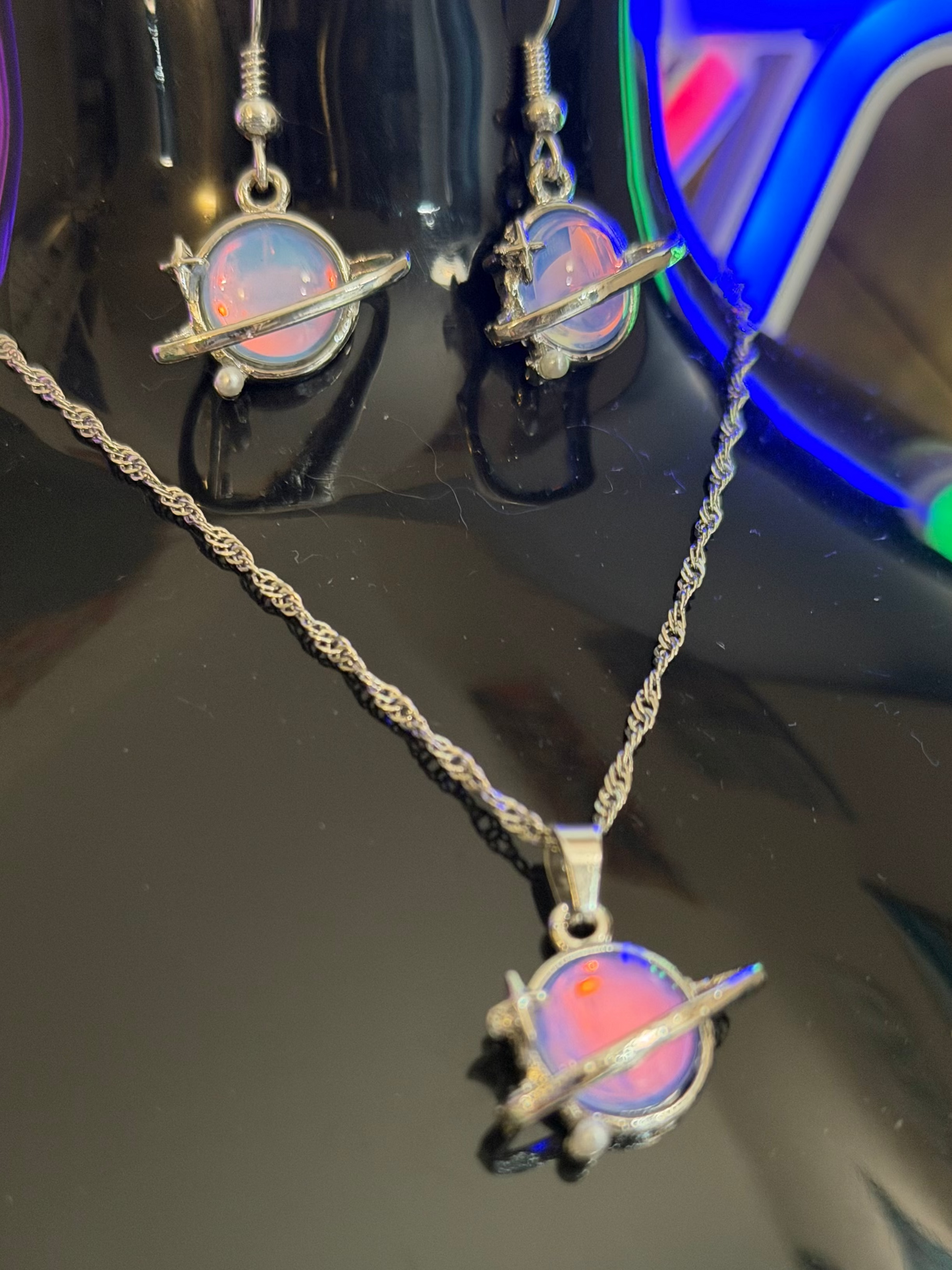Limited Availability! Galaxy Collection: Necklace and Earring Set!