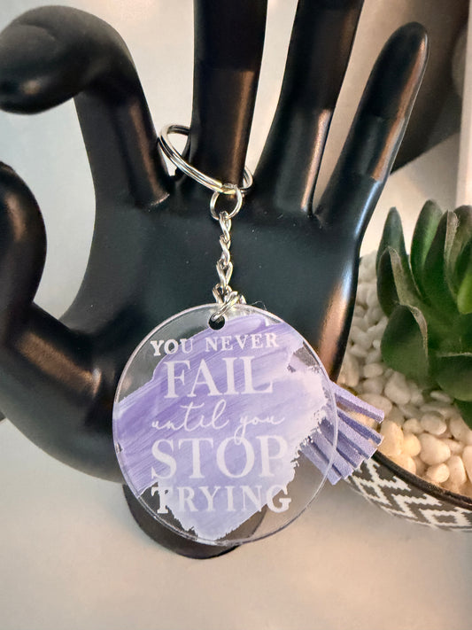 Positive Vibes Key Chain