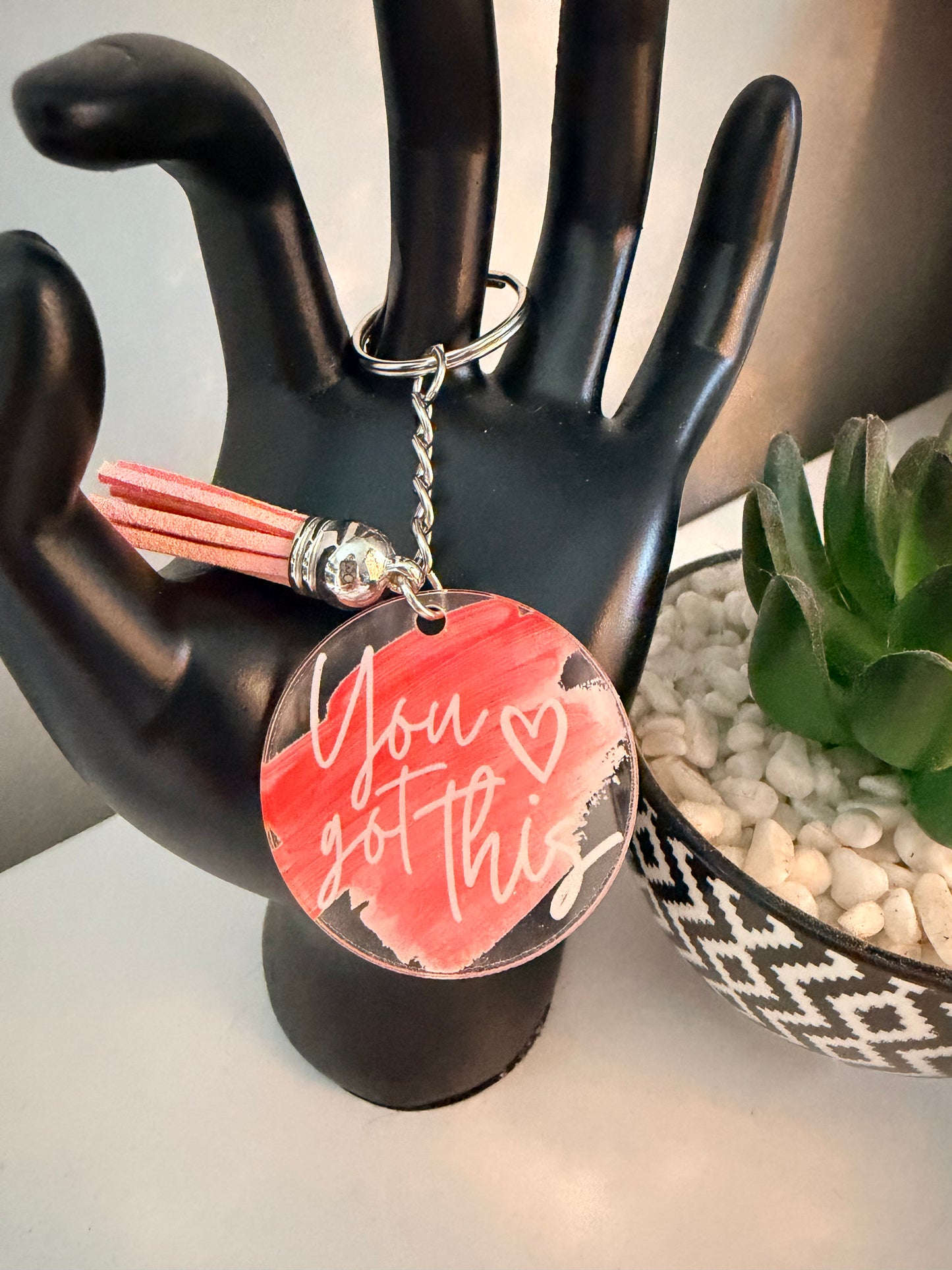 Positive Vibes Key Chain