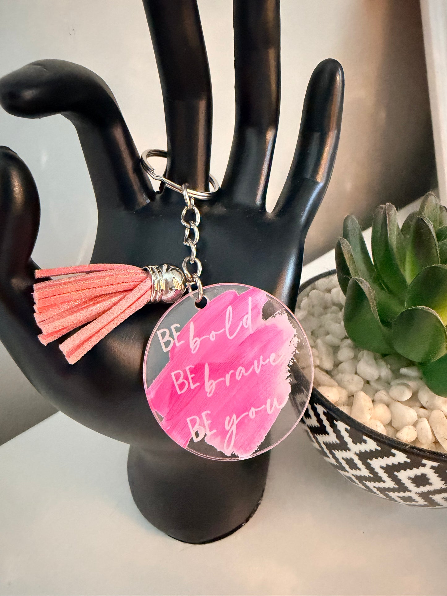 Positive Vibes Key Chain