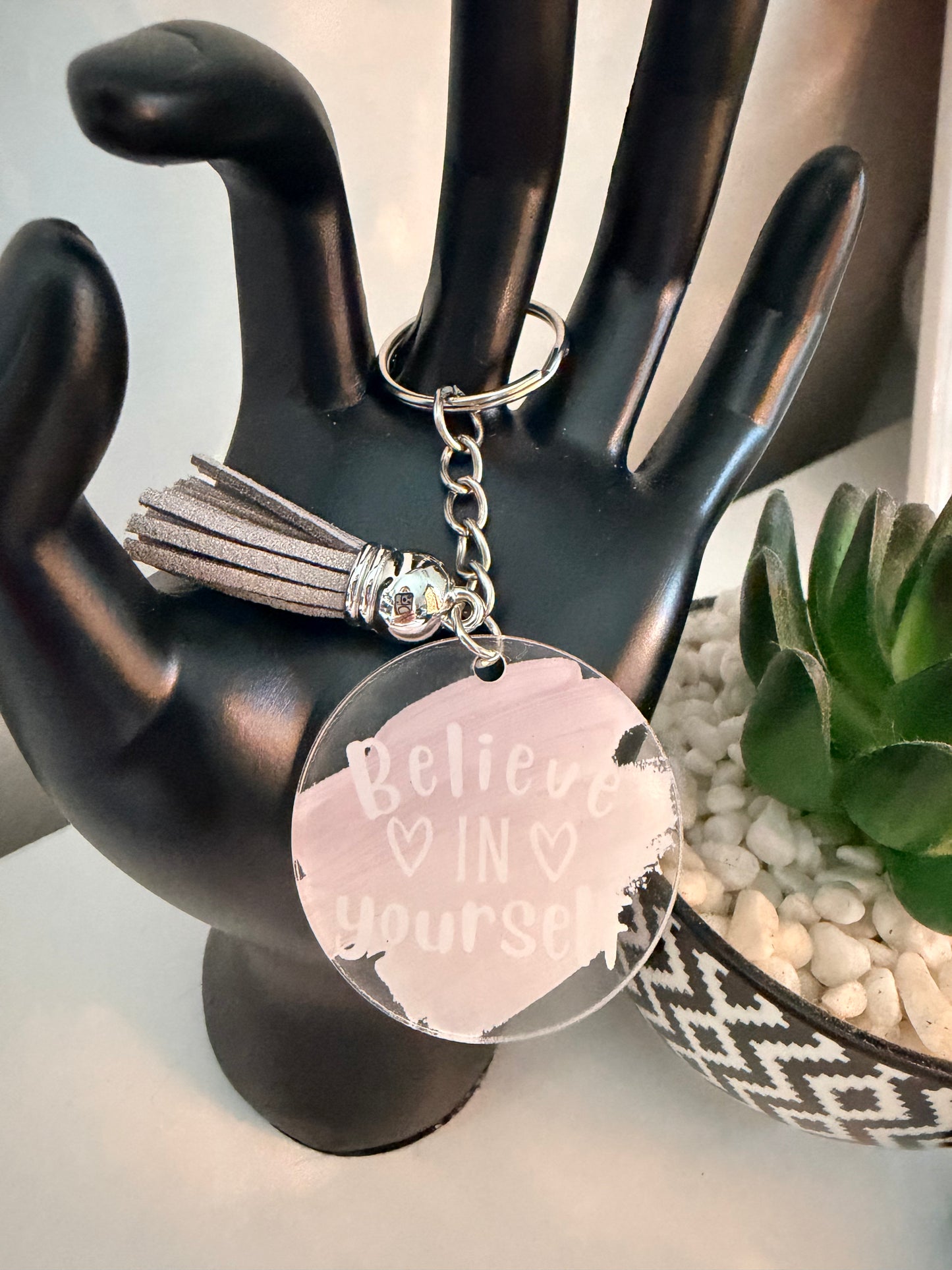 Positive Vibes Key Chain