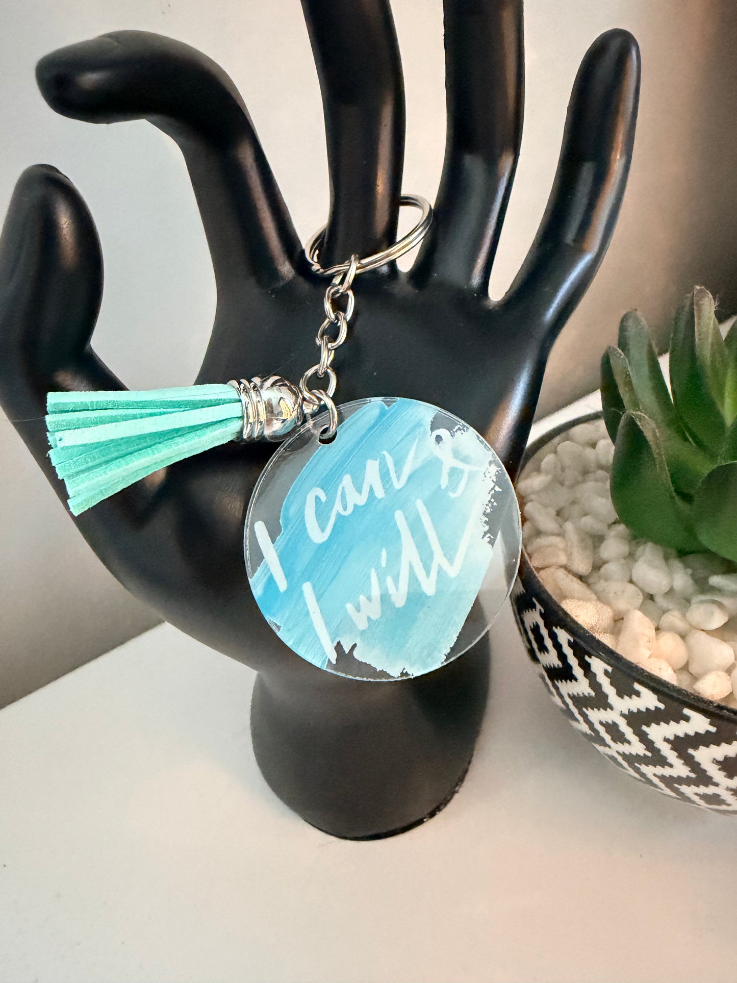 Positive Vibes Key Chain