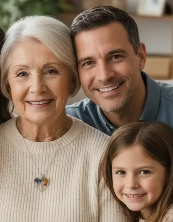 Sterling Silver Natural Stone Crystal Agate Chakra Life Tree Necklace